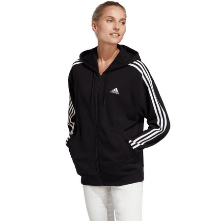 Bluza adidas Essentials 3-Stripes French Terry Oversized Full-Zip Hoodie W (IC8782)