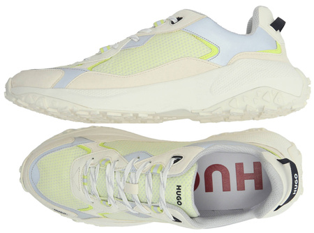 Wyprzedaż - Buty sportowe męskie Hugo Boss sneakersy lifestyle żółte (50493048-741)