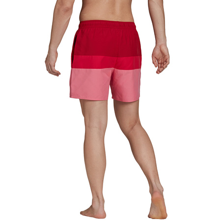 Spodenki kąpielowe męskie adidas Short-Length Colorb czerwono-różowe (GU0312)