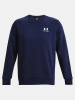 Bluza męska UNDER ARMOUR Essential Fleece Crew sportowa granatowa (1374250-410)