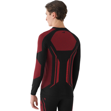 Koszulka termoaktywna męska 4F M165 czerwona (4FWAW24USEAM165 62S)