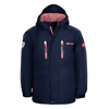 Kurtka przeciwdeszczowa dziecięca dla chłopca/dziewczynki Trollkids Kids Sognefjord Jacket PRO navy/antique rose (431-166)