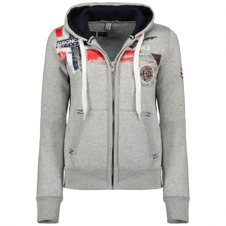Bluza damska Geographical Norway Fespote Lady 100 Distri szara  (WU8015F/GN B-Grey7)