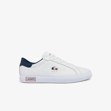 Sneakersy męskie Lacoste Powercourt Tri22 buty sportowe tenisówki trampki białe (743SMA0034407)