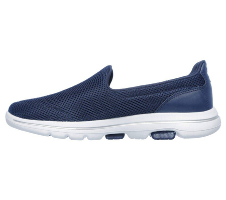 Tenisówki damskie sportowe Skechers półbuty GO WALK 5 niebieskie (15901-NVW)