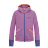 Kurtka polarowa dziecięca dla dziewczynki Trollkids Girls Saltfjord Jacket mallow pink/papaya/violet blue (528-242)