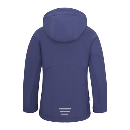 Kurtka softshell dziecięca dla dziewczynki Trollkids Girls Balestrand Jacket violet blue/mallow pink (617-111)