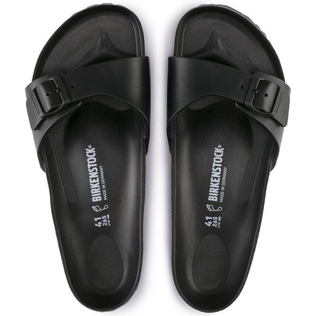Klapki damskie Birkenstock Madrid EVA gumowe narrow wąskie czarne (128163)