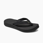SANDAŁY DAMSKIE REEF CUSHION BREEZE CZARNO/CZARNE (RF001454-BK2)
