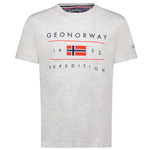 T-Shirt Geographical Norway JEZOLO DB BGREY MEN 254 mieszana szarość męska (SY9738H/GN-Blended Grey)