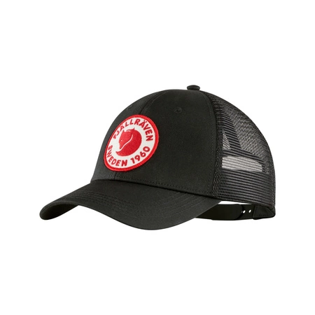 Czapka z daszkiem damska/męska Fjällräven 1960 Logo Långtradarkeps sportowa Black czarna (F78138-550)