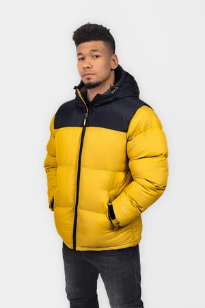 Kurtka męskie Monotox PUFFER H MUSTARD BLACK Żółty (MX22124)