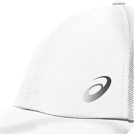 Czapka z daszkiem damska/męska Asics Esnt Cap na lato biała (3033A431-100)