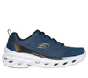 Wyprzedaż - Buty sportowe męskie Skechers Glide-Step Swift Frayment sneakersy niebieskie (232634-TLBK)