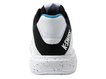 Męskie sneakersy K-Swiss TURA TEAM PADEL WHITE/BLACK/BLUE MOON-M (04435-967-M)