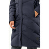 Wyprzedaż - Kurtka zimowa damska Jack Wolfskin MARIENPLATZ COAT W night blue Down Insulated granatowa  (1206971_1010)