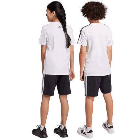 Spodenki dla dzieci adidas Essentials 3-Stripes Woven czarne (HR6332)
