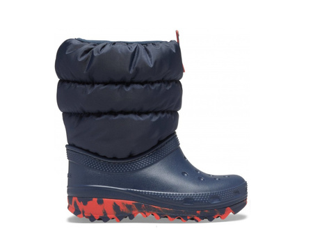 Buty Crocs Classic Neo Puff Boot K  (207684-NAVY)