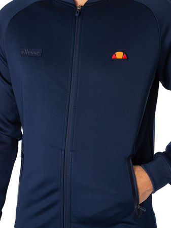 Wyprzedaż - Dres sportowy męski Ellesse Bunero Tracksuit Navy dwuczęściowy bluza spodnie granatowy (SDA14665-429)
