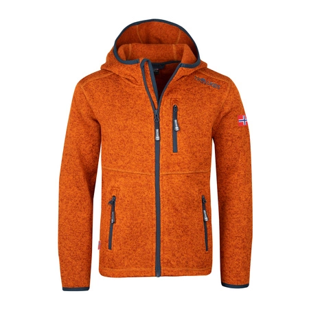 Kurtka polarowa dziecięca Trollkids Kids Jondalen Jacket XT rozpinana pomarańczowa (222-808)