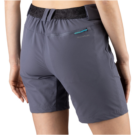 Szorty trekkingowe damskie Viking Expander Shorts Lady lekkie rozciągliwe szare (800/24/2409/0800)