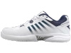 Męskie sneakersy K-Swiss RECEIVER V WHITE/PEACOAT/SILVER-M (07393-177-M)