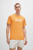 T-shirt męski BOSS RN Medium Orange koszulka pomarańczowa (50503276-813)