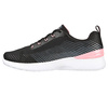 Wyprzedaż - Sneakersy damskie Skechers Skech-Air Dynamight Luminosity buty sportowe wegańskie czarne (149669-BKPK)