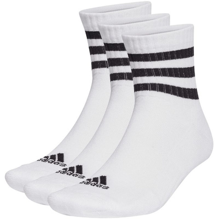 Skarpety adidas 3-Stripes Cushioned Sportswear Mid-Cut Socks 3P (HT3456)