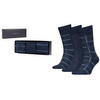 Skarpetki Tommy Hilfiger TH MEN SOCK 3P GIFTBOX GRID ST Niebieski (701224445003)