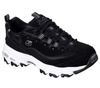 Buty sportowe damskie Skechers D'Lites Biggest Fan czarne (11930-BLK)