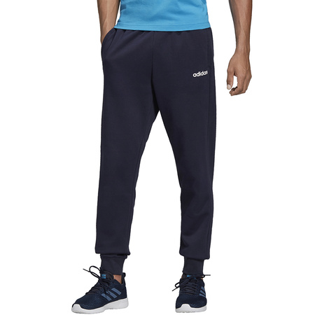 Spodnie męskie adidas Essentials Plain Tapered Pant FL granatowe (DU0376)
