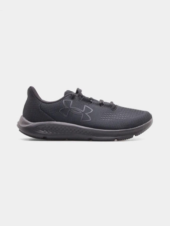 Wyprzedaż - Buty męskie do biegania Under Armour Charged Pursuit 3 sportowe oddychające czarne (3026518-002)