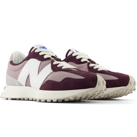 Buty sportowe damskie/męskie New Balance 327 sneakersy zamszowe fioletowe (U327CF)