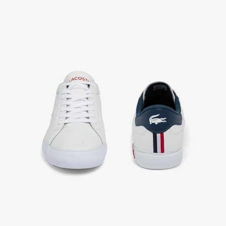 Sneakersy męskie Lacoste Powercourt Tri22 buty sportowe tenisówki trampki białe (743SMA0034407)