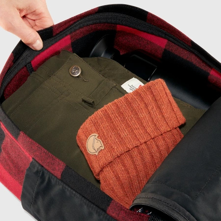 Plecak Fjällräven Kånken Re-Wool Red-Black (F23330-320-550)