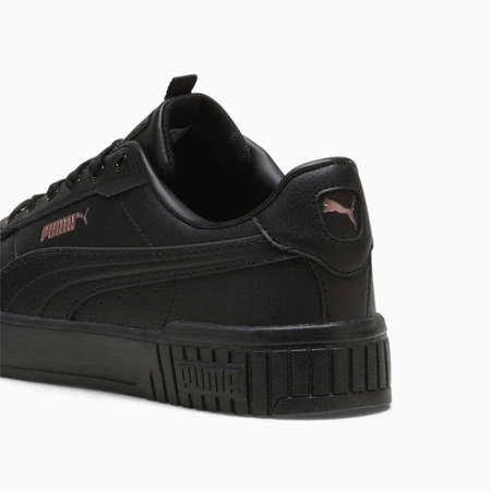 Buty sportowe damskie Puma Carina 2.0 Lux Black Rose Gold Shad skórzane czarne (395017-02)