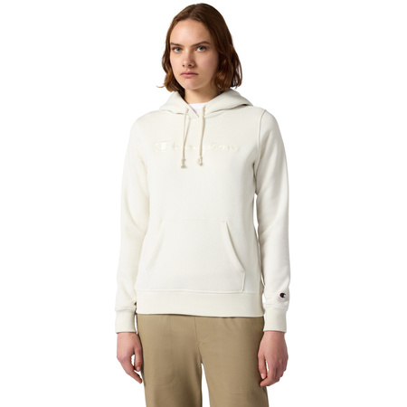 Bluza damska Champion Hooded Sweatshirt kremowa (118379 WW056)