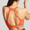 Biustonosz sportowy damski Panache Sport Non Wired Sports Bra bez fiszbin z regulowanymi ramiączkami pomarańczowy (7341R-SUNRISE-ORANGE)