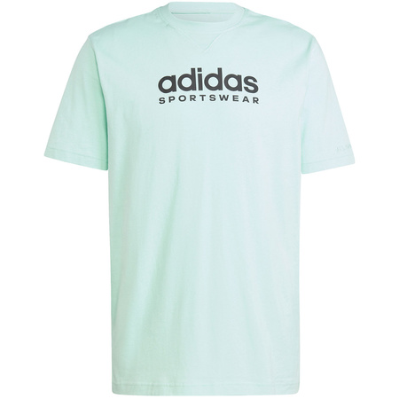 Koszulka męska adidas All SZN Graphic Tee miętowa (IC9814)