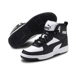 Sneakersy młodzieżowe wysokie Puma Rebound JOY Jr junior czarne (374687-01)