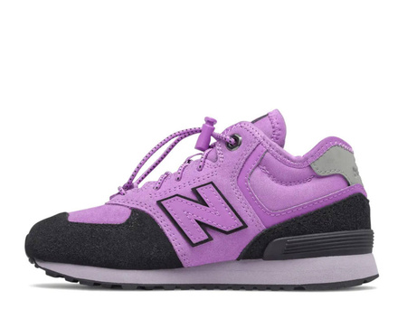 Wyprzedaż - Buty sportowe dziecięce New Balance sneakersy dla dzieci fioletowe (PV574HXG)