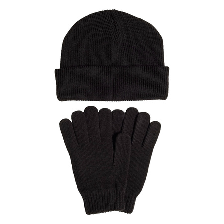 Czapka adidas Performance GLOVE + BEANIE Czarny (JN9443)