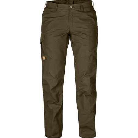 Spodnie trekkingowe damskie Fjällräven Karla Pro Trousers W Dark Olive turystyczne zielone (F89726-633)