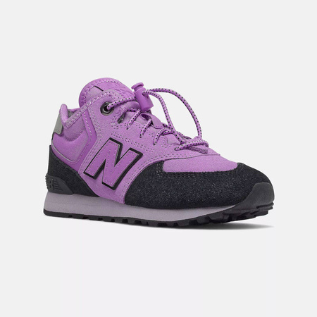 Wyprzedaż - Buty sportowe dziecięce New Balance sneakersy dla dzieci fioletowe (PV574HXG)