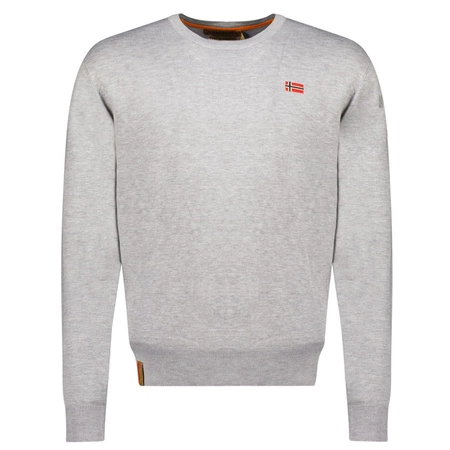 Longsleeve Geographical Norway FERASMO LIGHT GREY DB MEN 246 jasnoszary męska (WY1172H/GN-Light Grey)