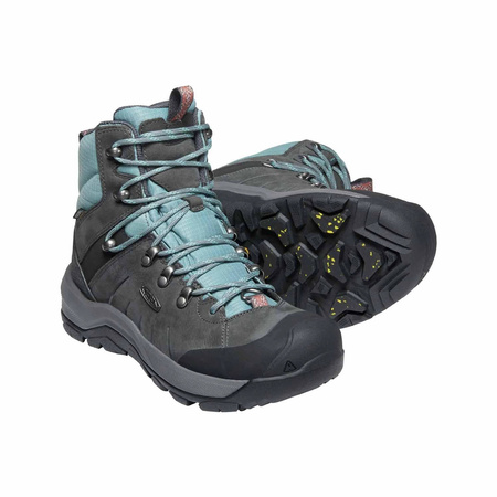 Wyprzedaż - Buty trekkingowe damskie Keen Revel IV MID outdoorowe hikingowe szare (KE-1023629)