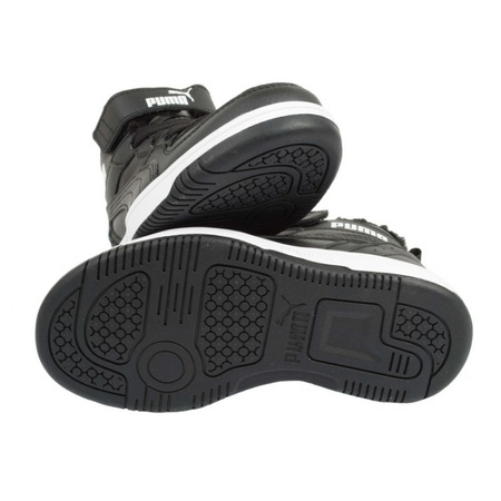 Wyprzedaż - Buty sportowe zimowe dziecięce Puma Rebound Joy Jr sneakersy wysokie czarne (375479-01)