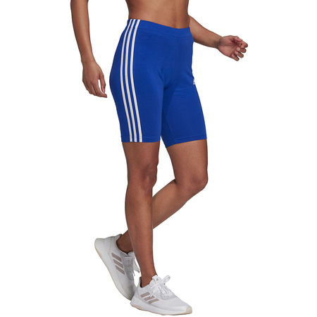 Spodenki damskie adidas Essentials 3-Stripes Bi niebieskie (H07767)