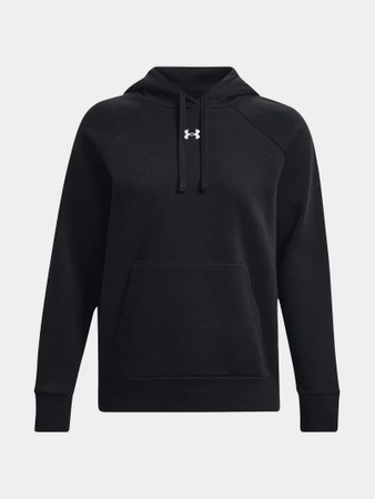 Bluza damska UNDER ARMOUR Rival Fleece z kapturem czarna (1379500-001)